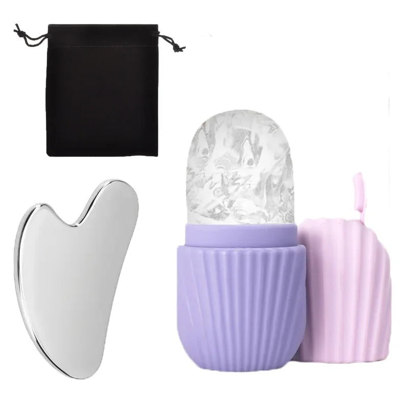 Ice Roller for Face & Eyes – Reduce Puffiness, Tighten Skin & Shrink Pores