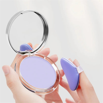 Candy Bella Violet Cream-to-Powder Foundation – Long-Lasting Oil-Control Compact for Natural & Flawless Skin