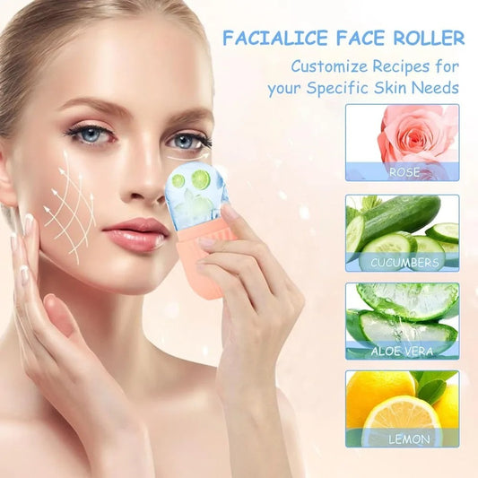 Ice Roller for Face & Eyes – Reduce Puffiness, Tighten Skin & Shrink Pores