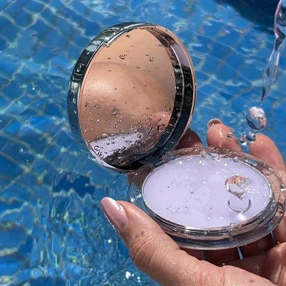 Candy Bella Violet Cream-to-Powder Foundation – Long-Lasting Oil-Control Compact for Natural & Flawless Skin
