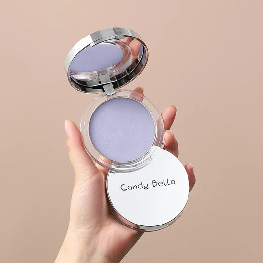 Candy Bella Violet Cream-to-Powder Foundation – Long-Lasting Oil-Control Compact for Natural & Flawless Skin